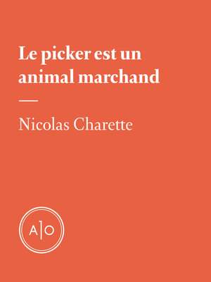 cover image of Le picker est un animal marchand